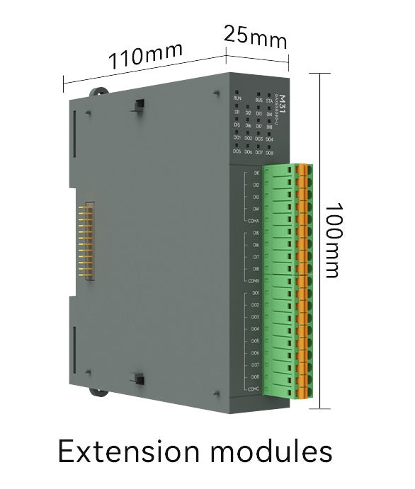 PROFINET/MODBUS Remote I/O Laiendusmoodul 8DI+8DO