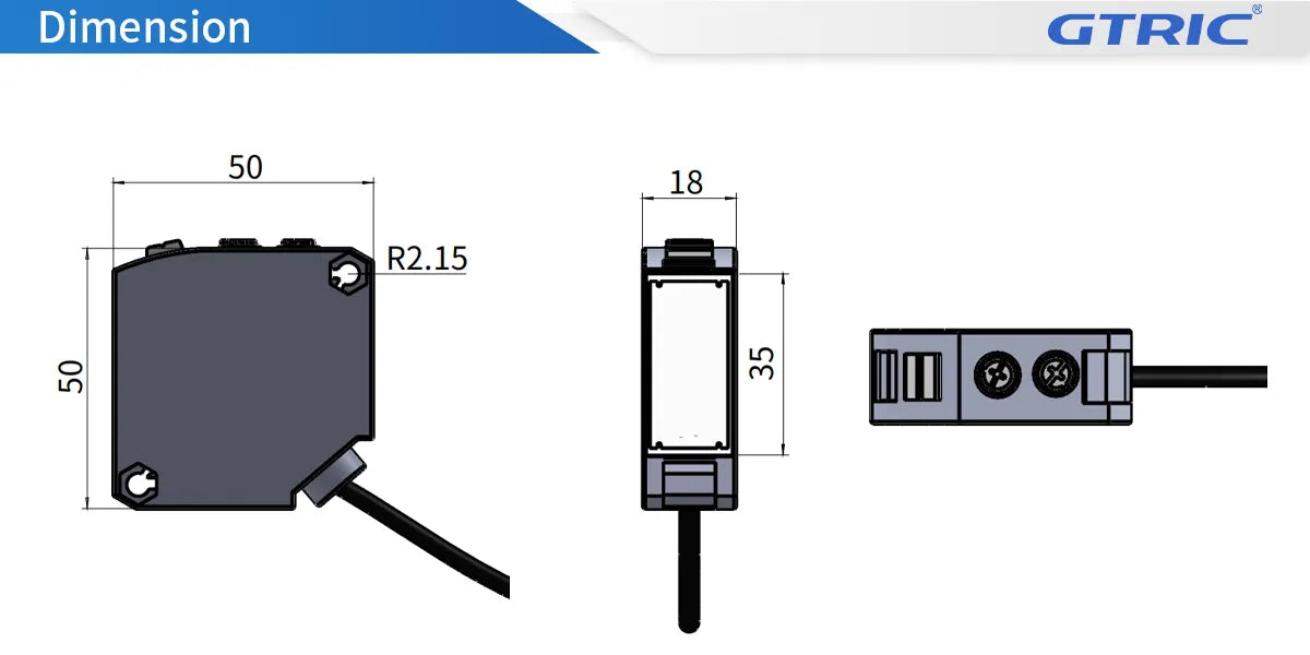 E3JK Difuusreflektiivne andur 15-50cm./ 30-200cm. tööala